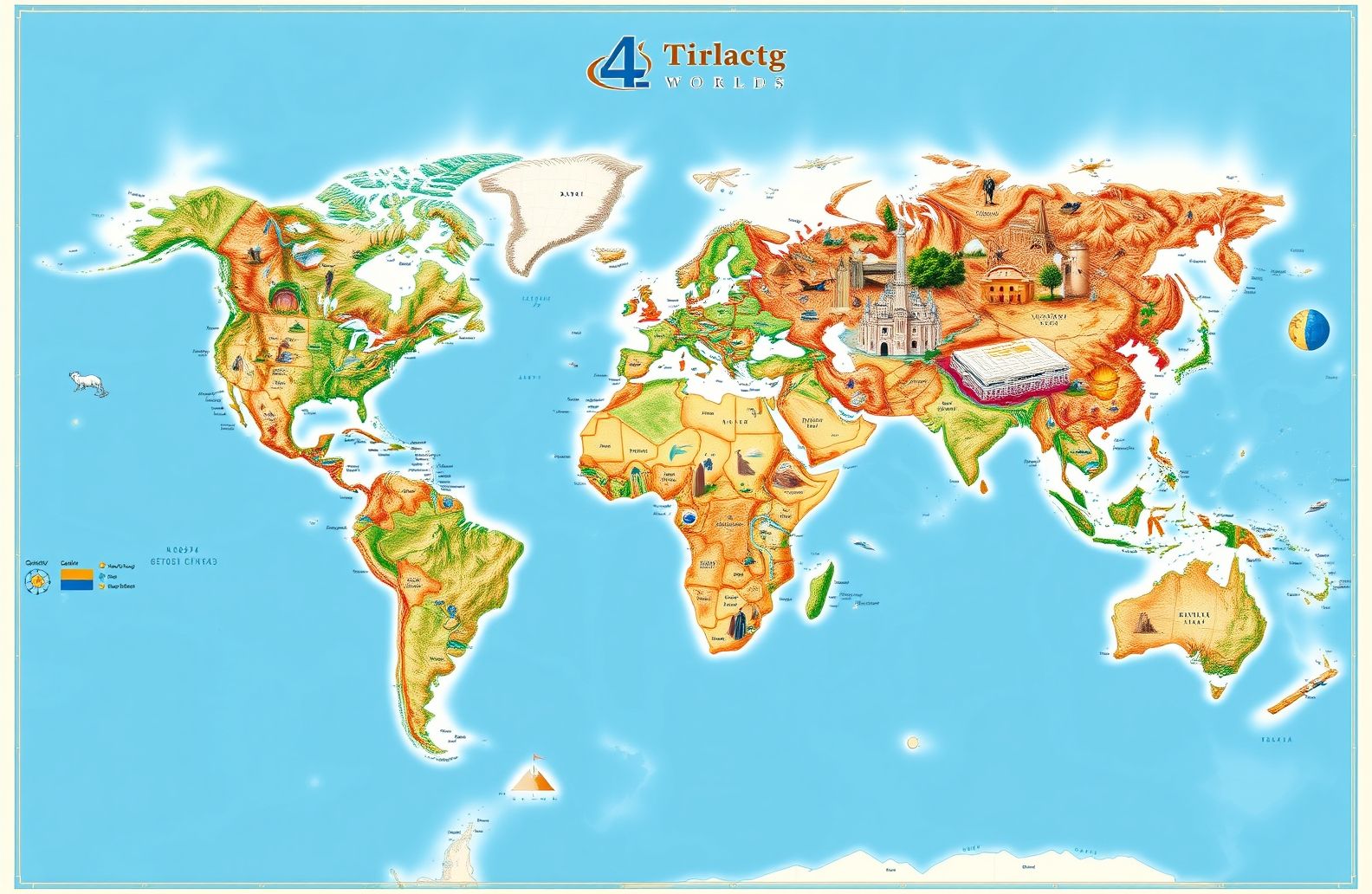 World Map Wallpaper High Resolution