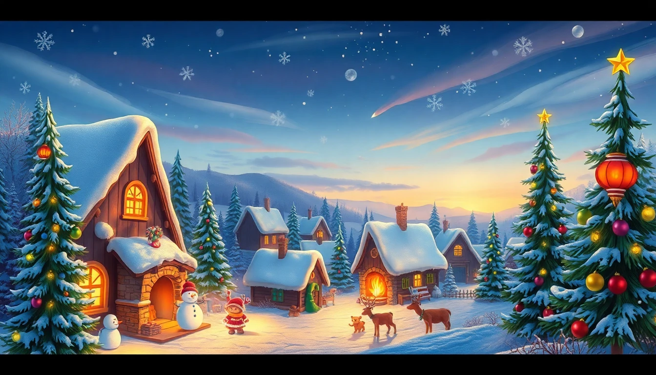 Christmas Fairytale Wallpaper