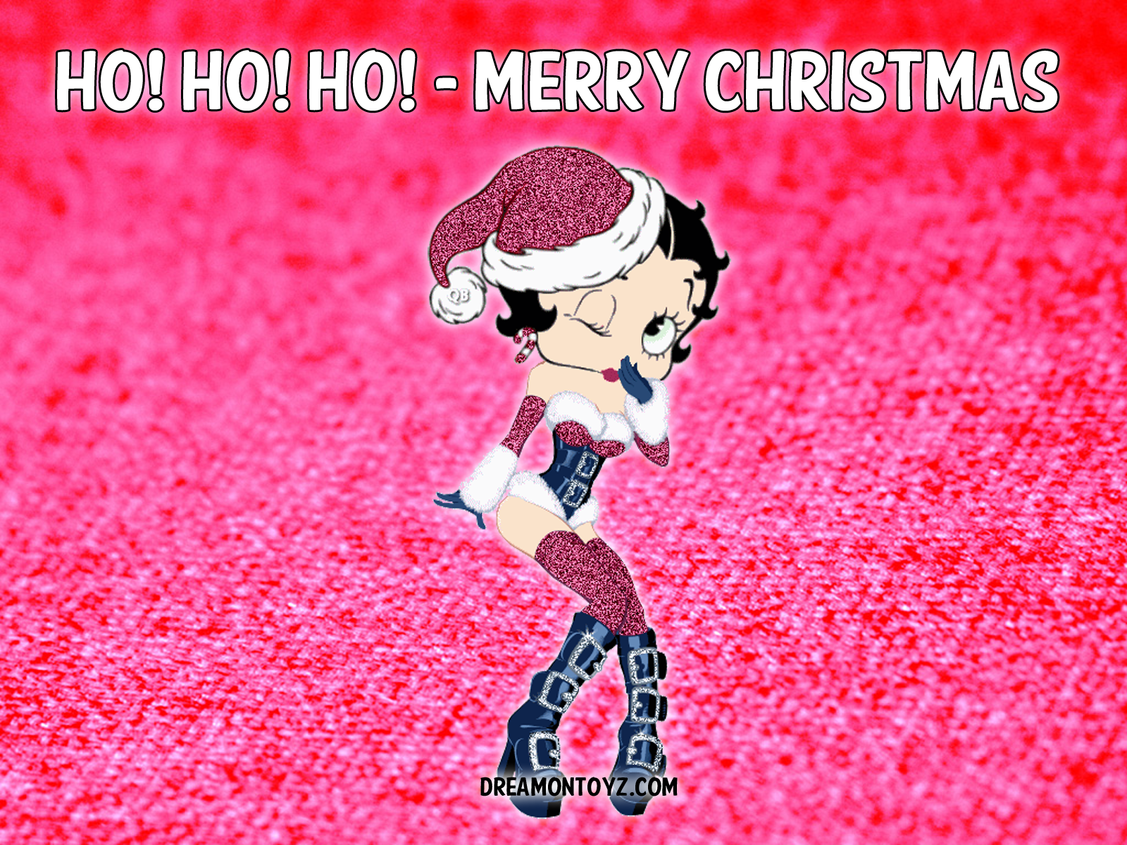 Wallpaper betty boop christmas