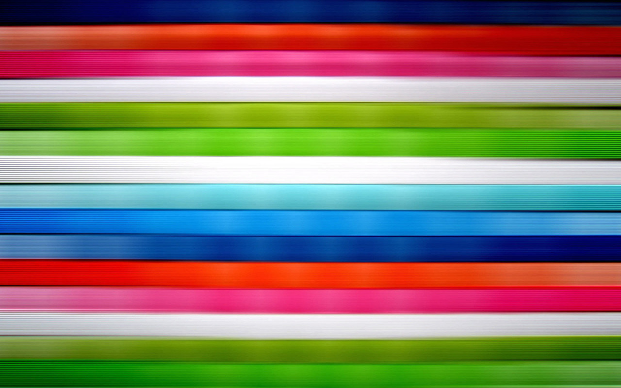 Horizontal vivid colored stripes wallpaper