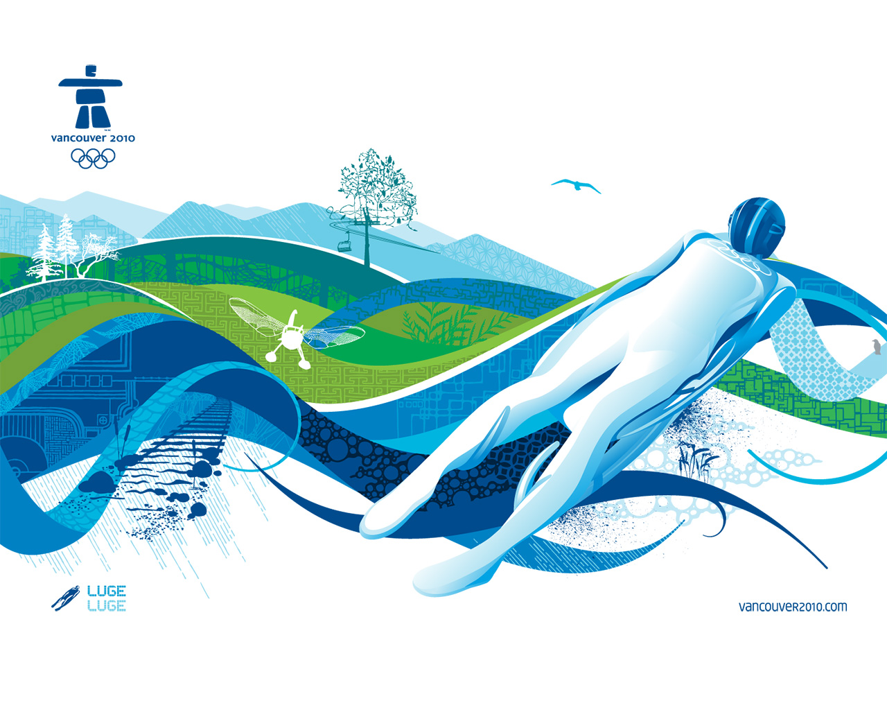 Vancouver Olympic Winter Games Powerpoint Background