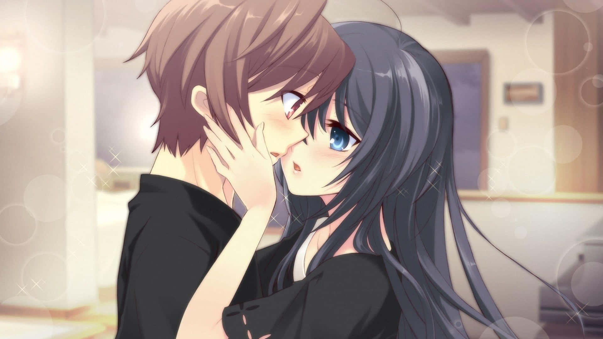 Kiss Cartoon Wallpaper