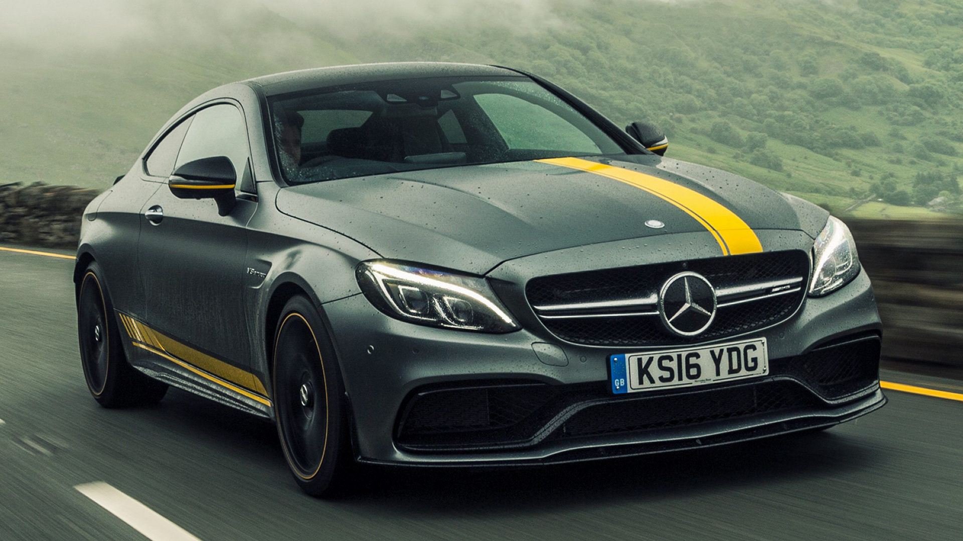 Mercedes AMG C 63 S Coupe Edition 1 2016 UK Wallpapers