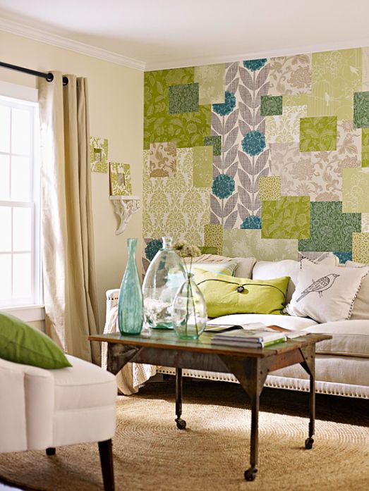 Creative Wallpaper uses For the Home Pinterest