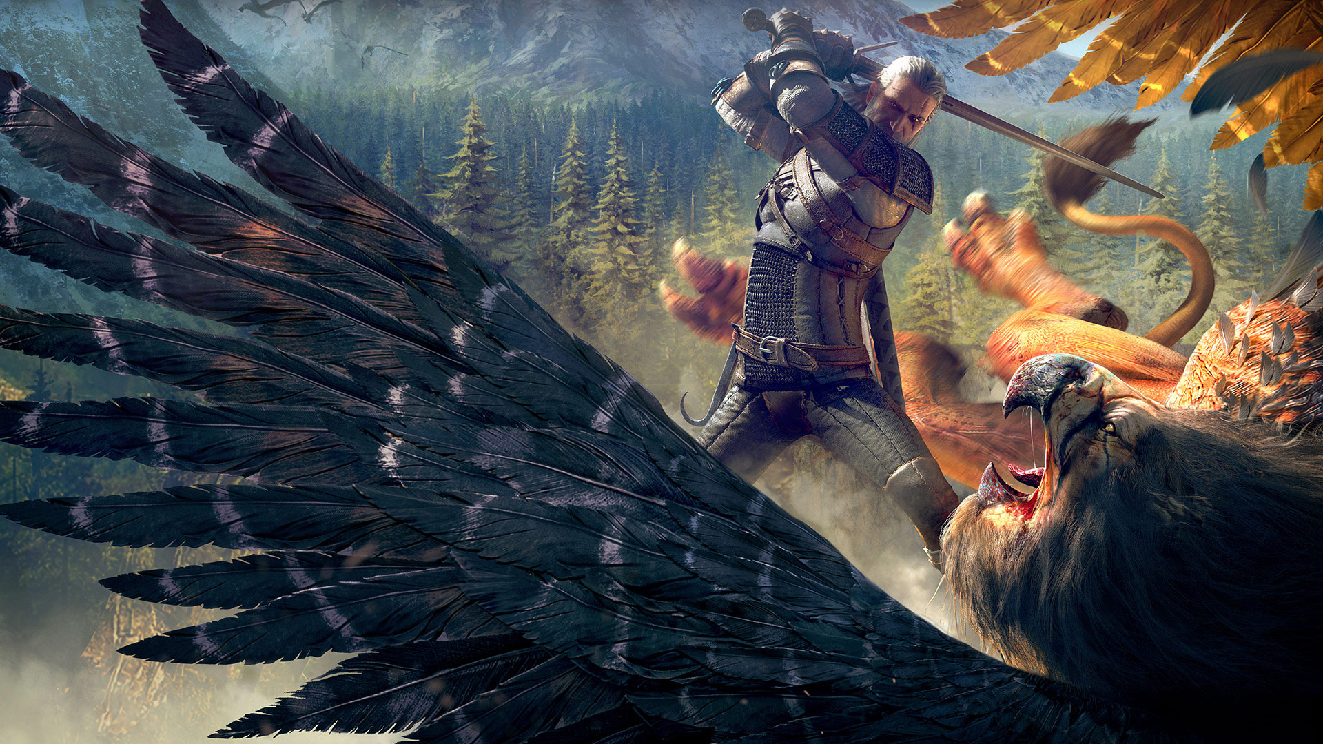 The Witcher Wild Hunt Griffin Wallpaper HD