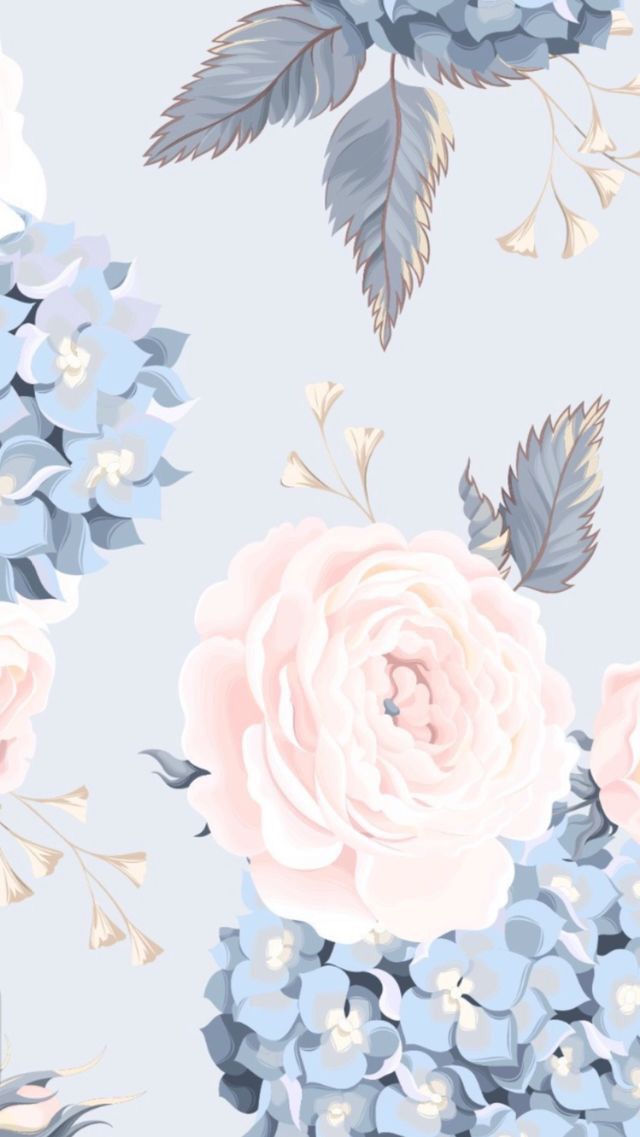 Wallpaper Phone iPhone Android Flowers Simple Aesthetic