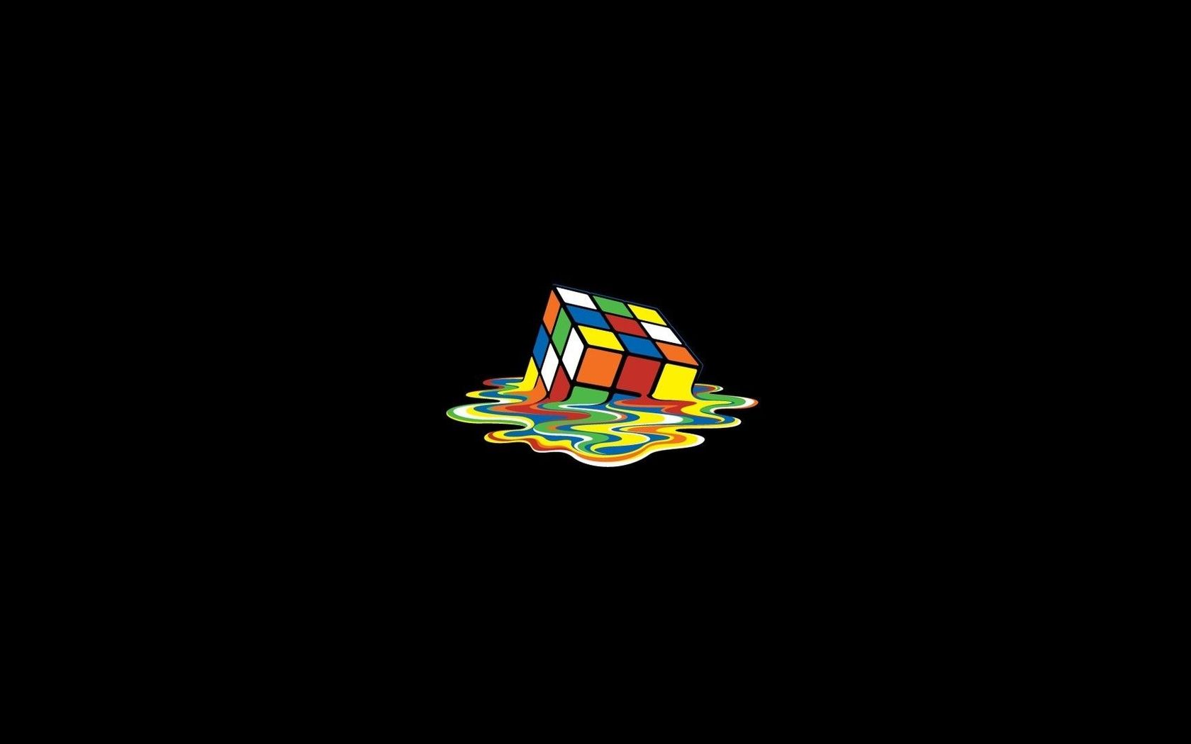 Rubiks Cube In Glass HD Wallpaper 02771  wallpaperspickcom