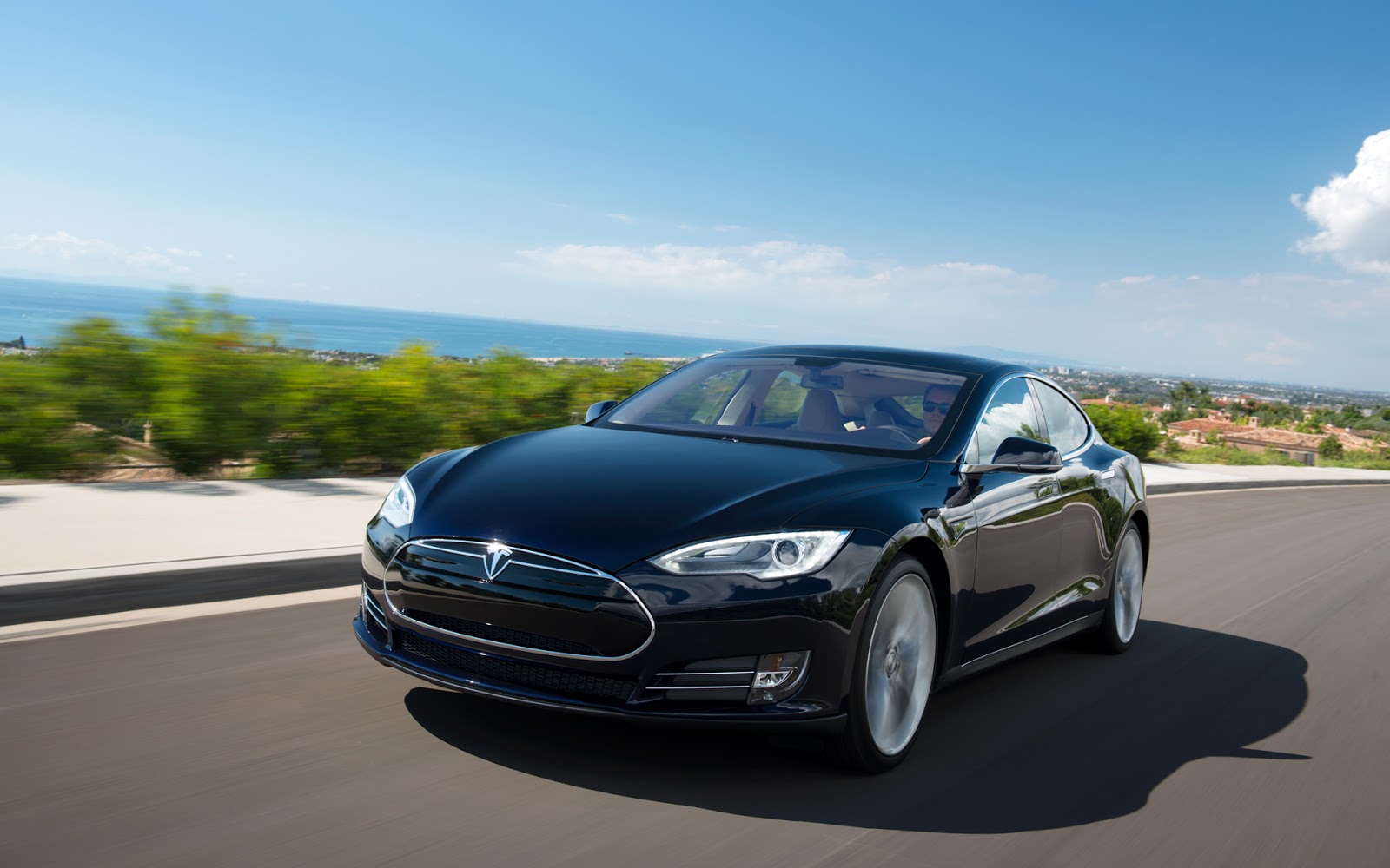 Cars Tesla Model S Electric Eco Sedan Car Photos Wallpaper