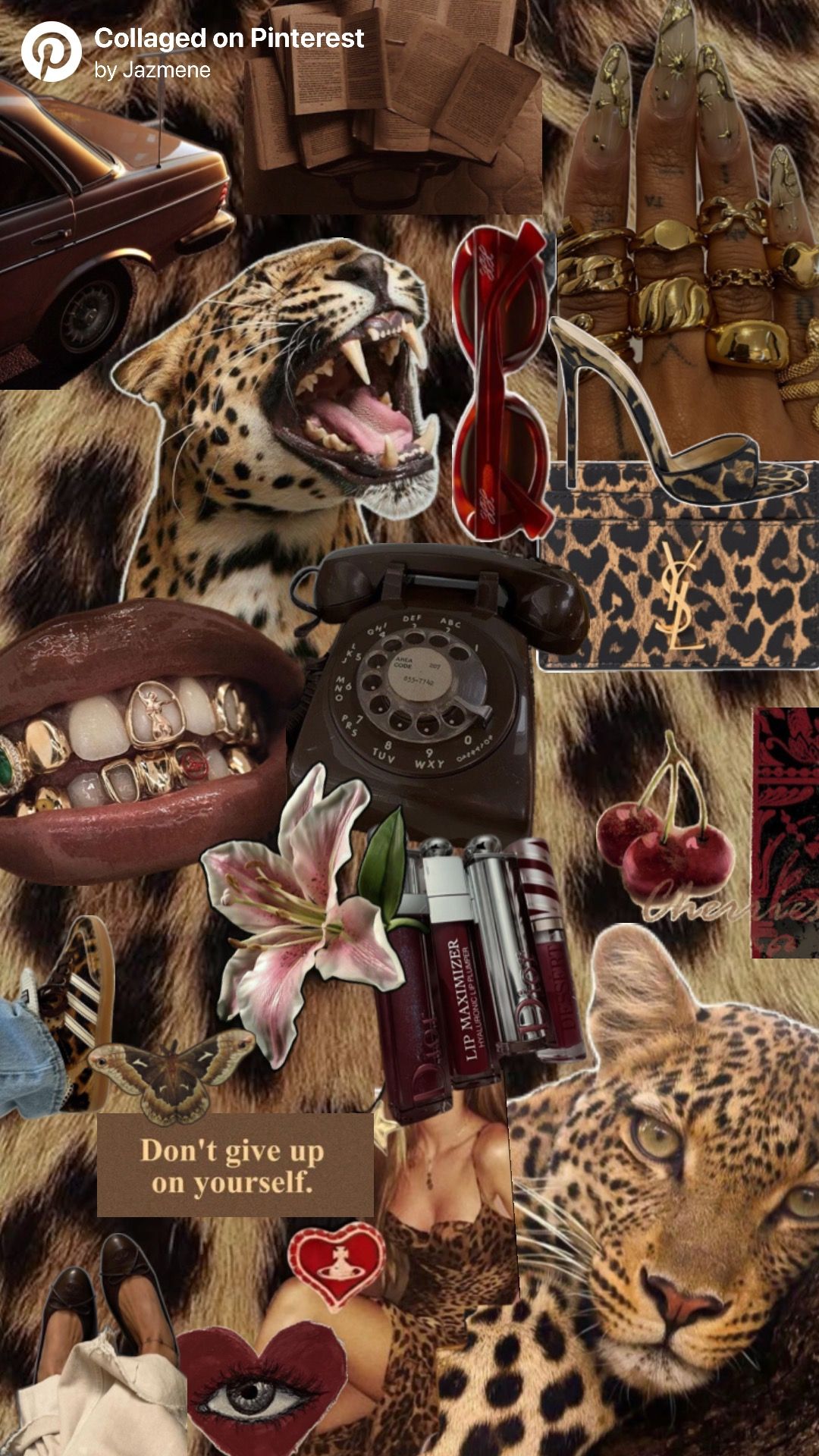 Cheetah Print Aesthetic Wallpaper