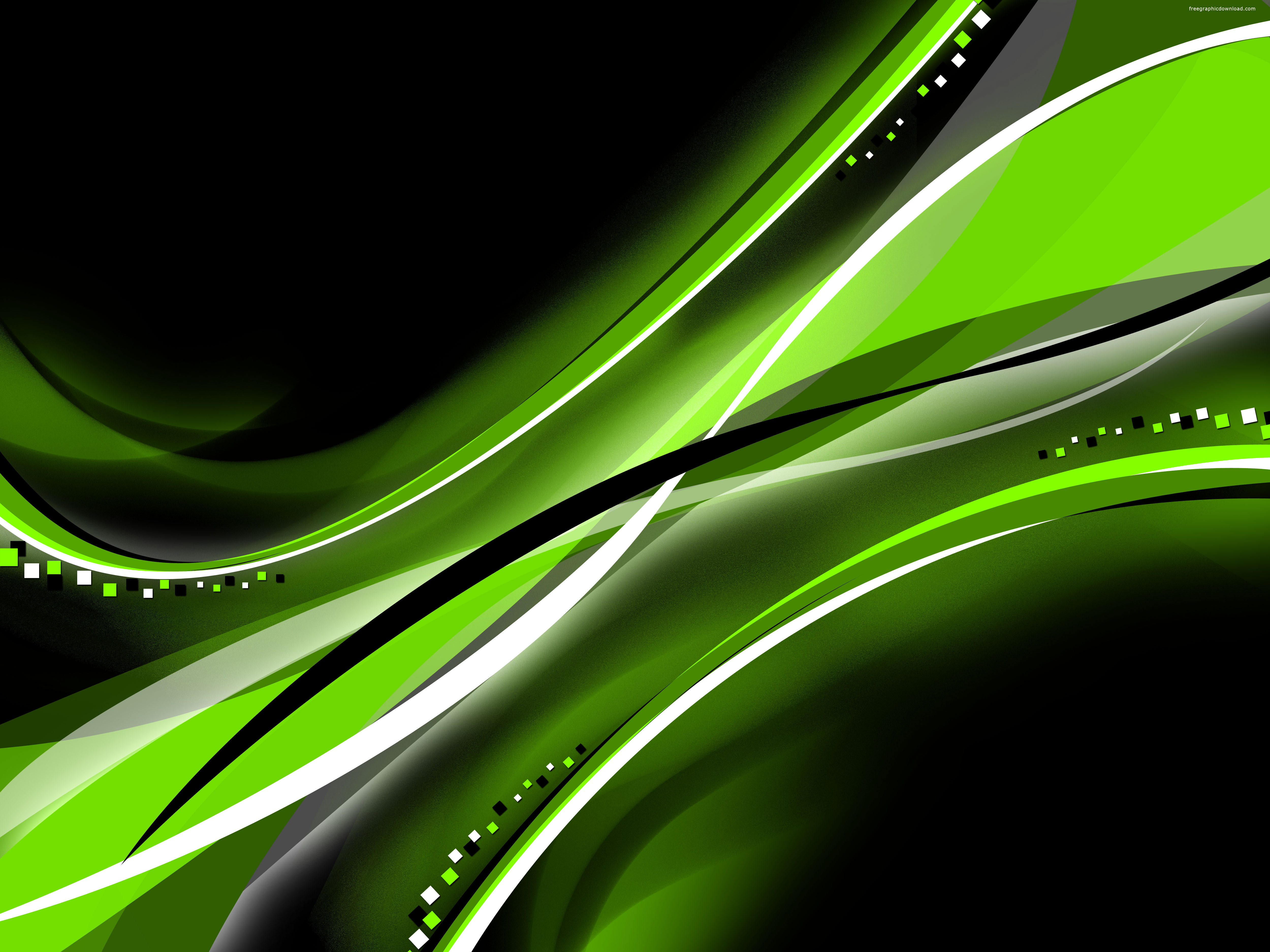 Abstract Green And Black Background Wallpaper With Resolutions