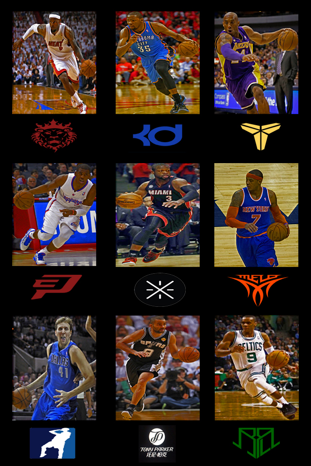 Nba stars iphone wallpaper by Cedierich on iPhone