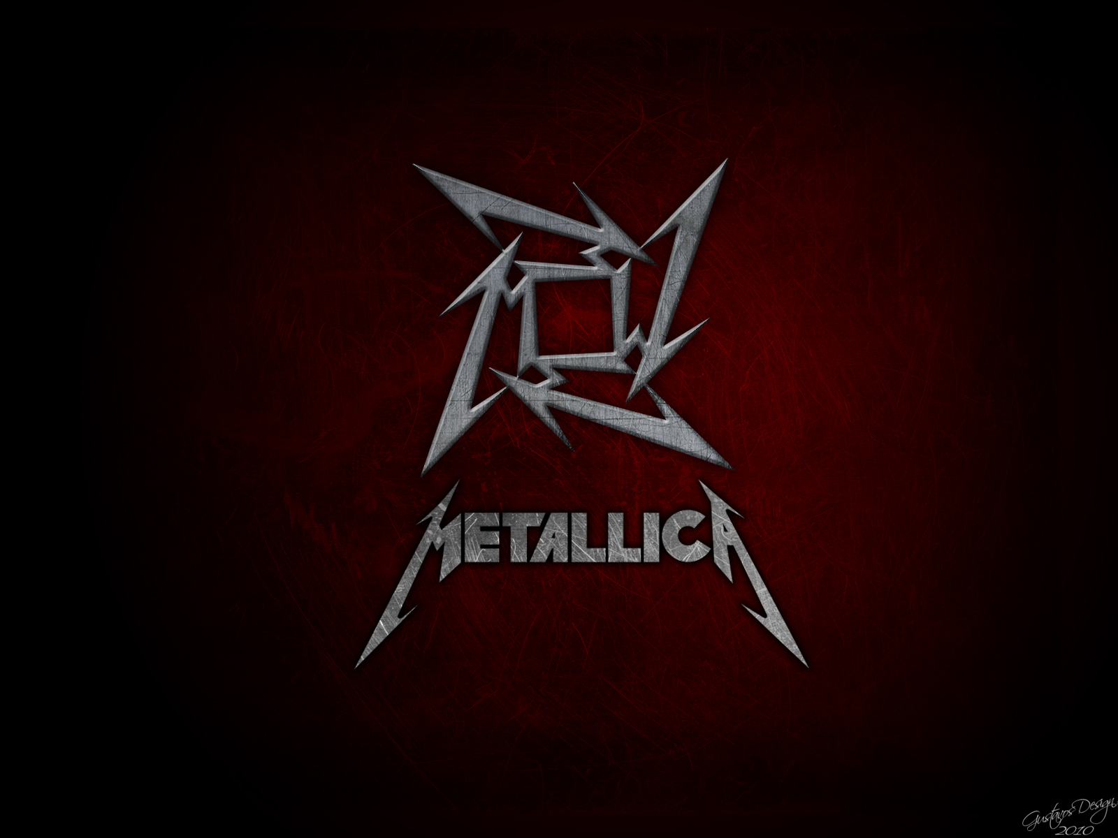 Metallica S Logo Wallpaper By Gustavosdesign