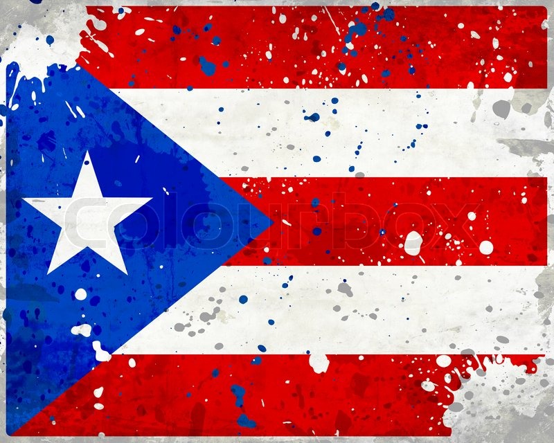 Puerto Rican Flag Wallpaper grunge