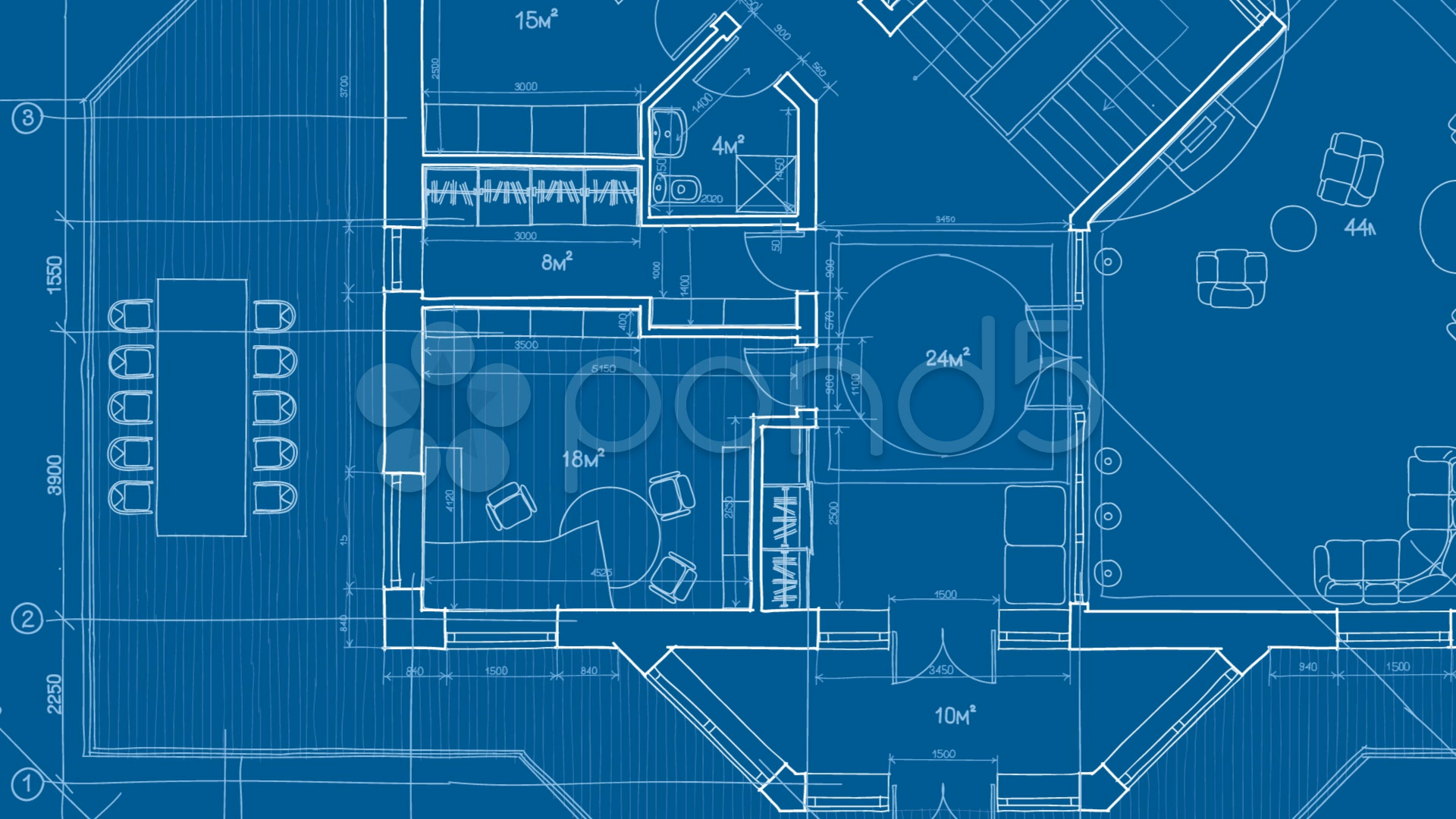 Displaying Image For House Blueprint Wallpaper