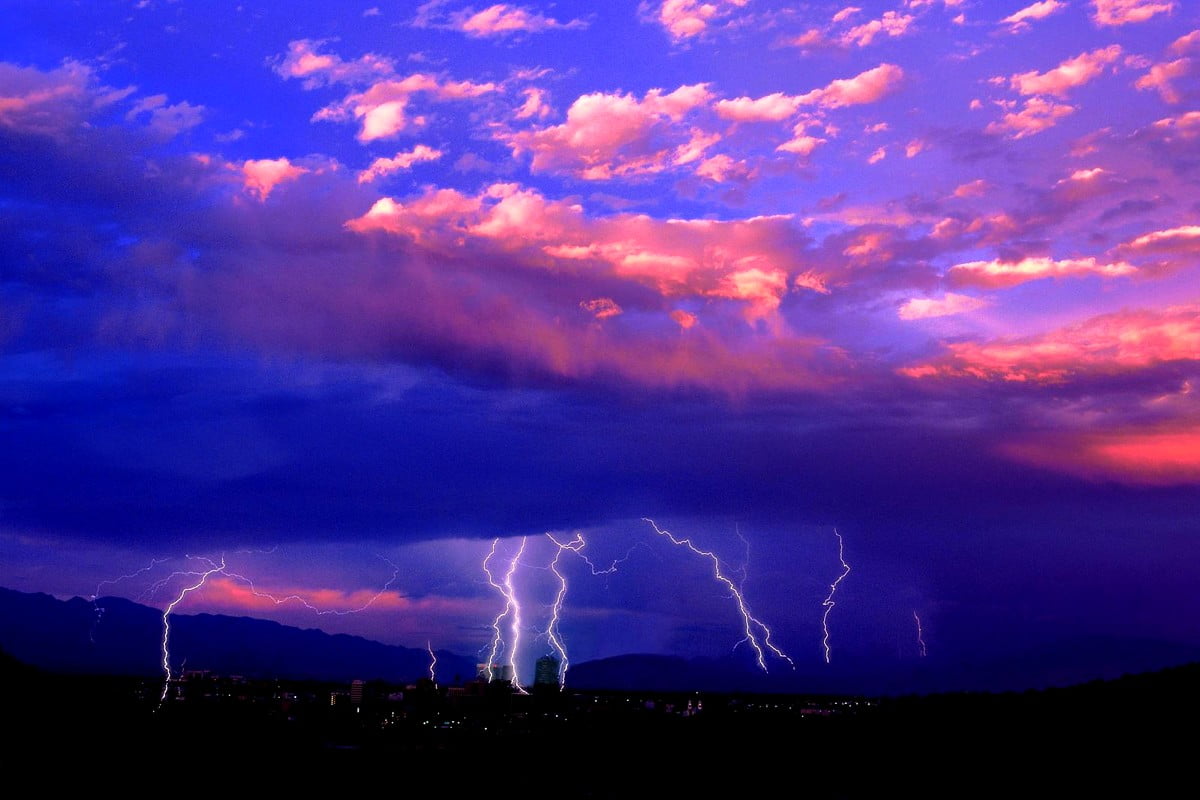 Lightning Background HD Wallpaper