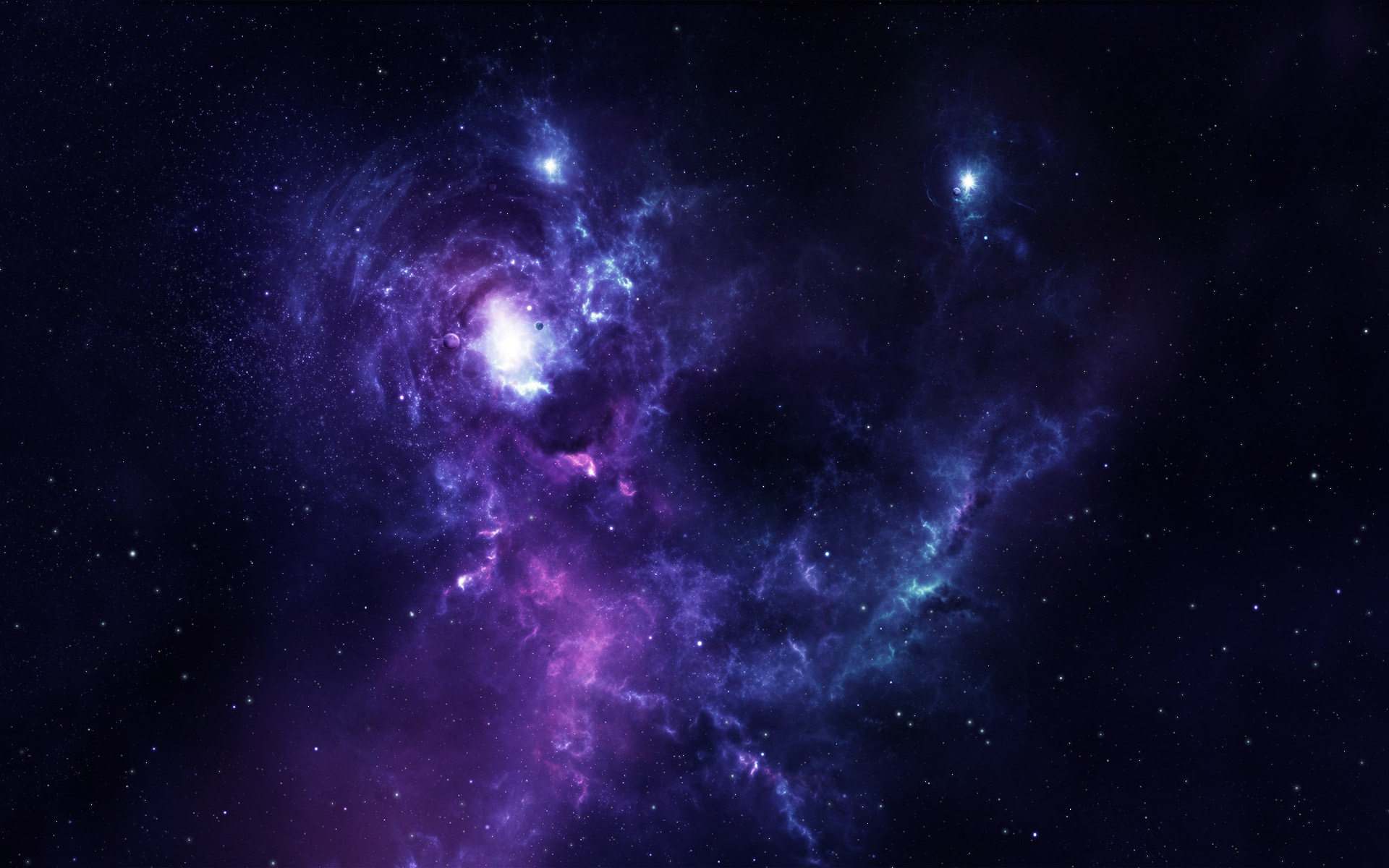 Puter Beautiful Nebula Wallpaper Desktop Background Id