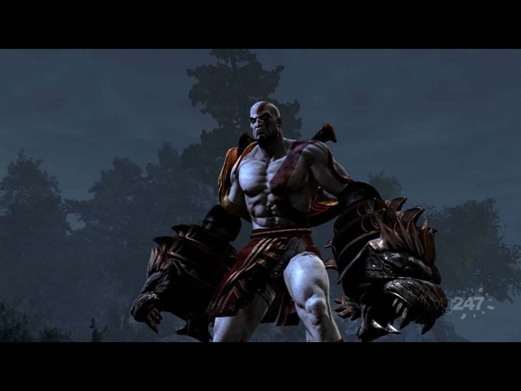 Kratos E Novas Armas Papel De Parede Wallpaper