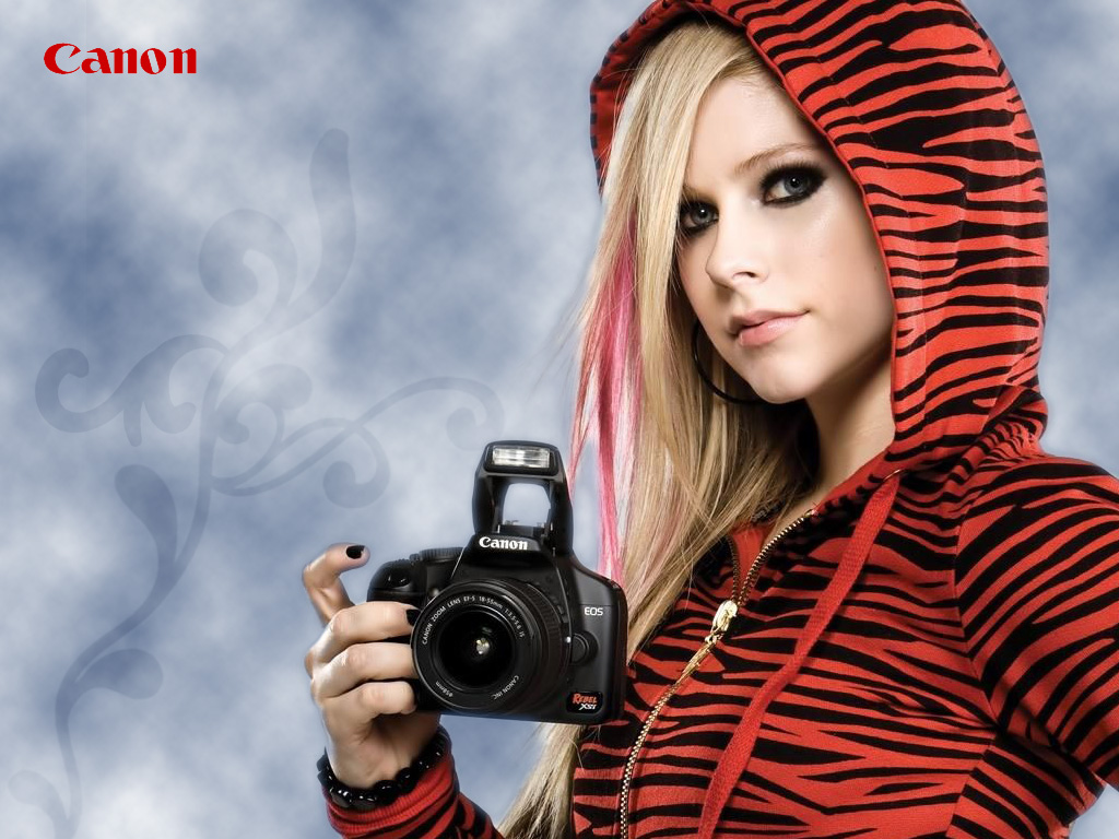 Wallpaper S Avril Lavigne Canon Mercial