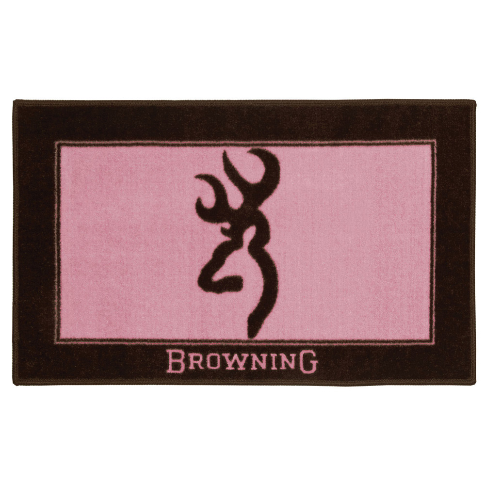 Camo Bathroom Decor Browning Buckmark Pink Bath Mat Trading