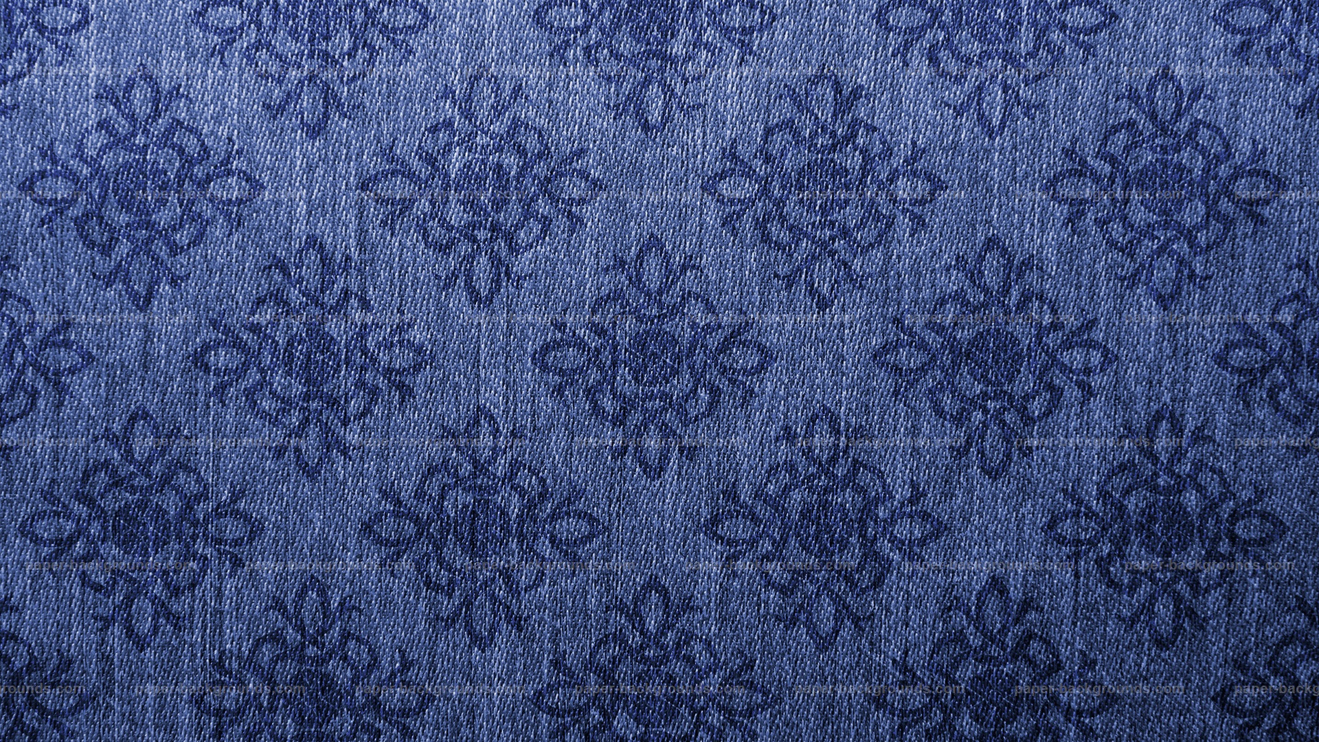 Damask Vintage Blue Canvas Texture Background HD 1920 x 1080p