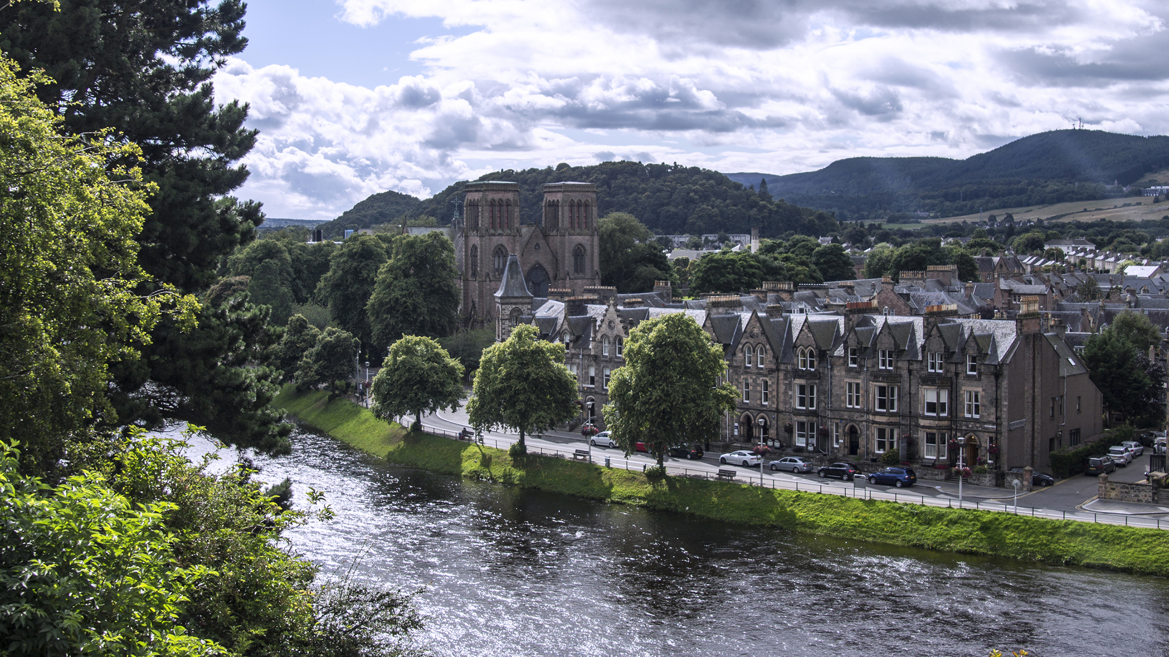 Photo Scotland Inverness Cathedral Sky Temple Rivers