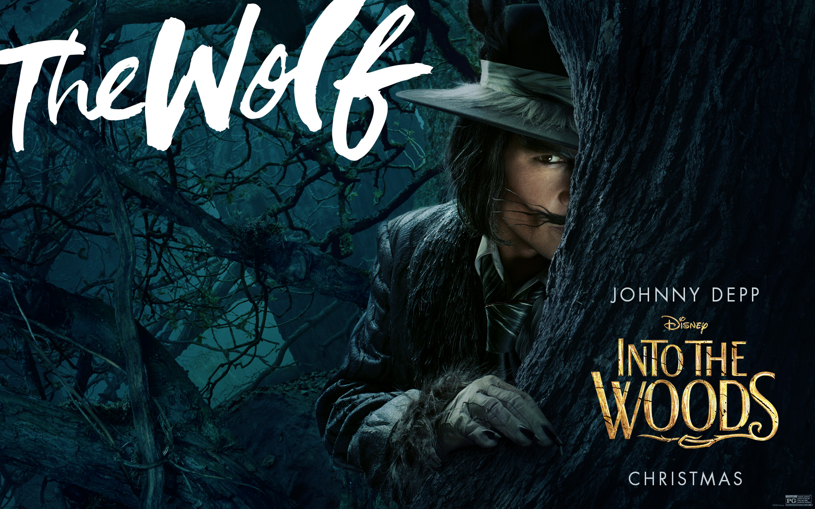 Into The Woods wallpaper The Wolf by silfiriel