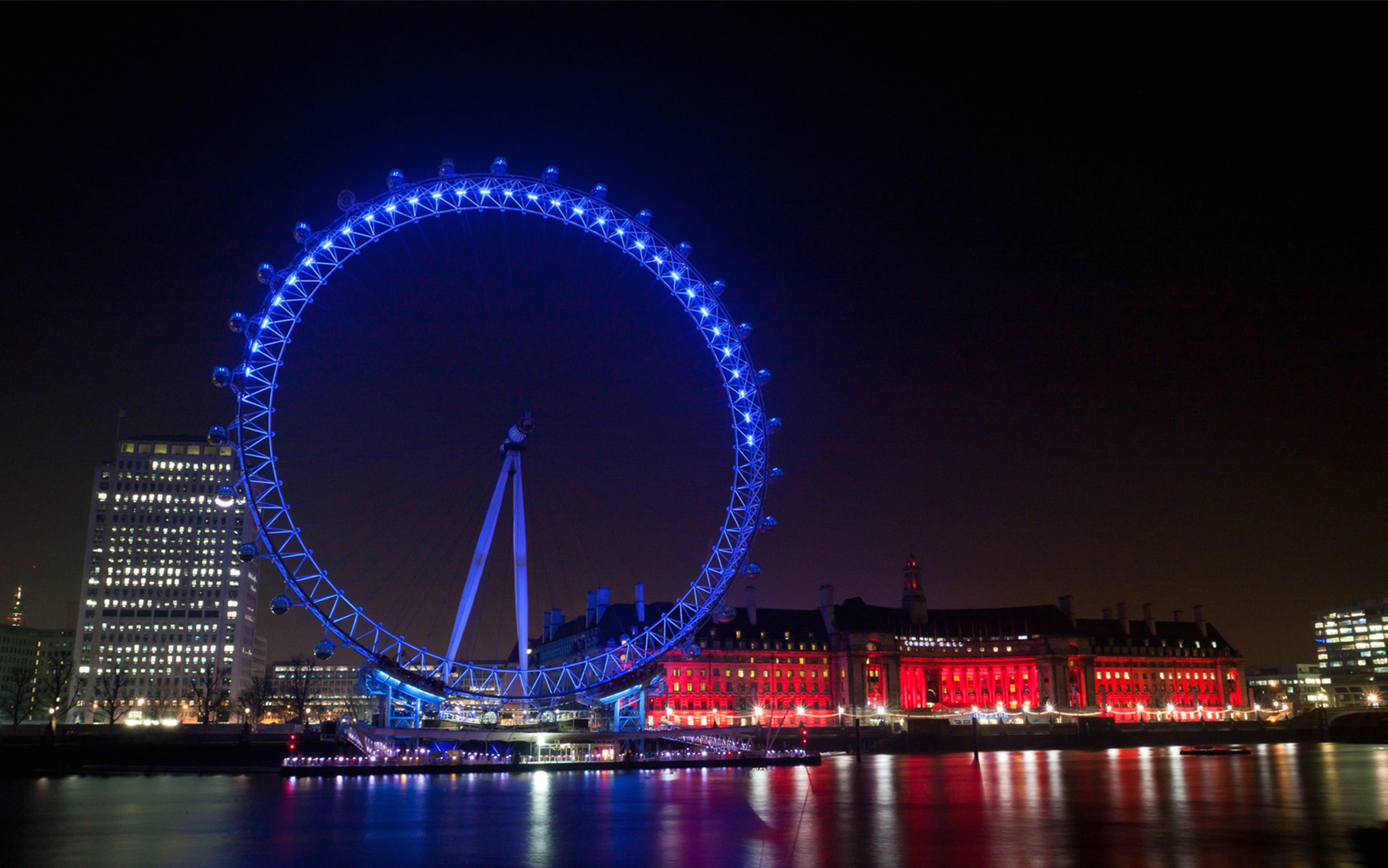 HD Wallpaper London City Ferris Wheel Background By