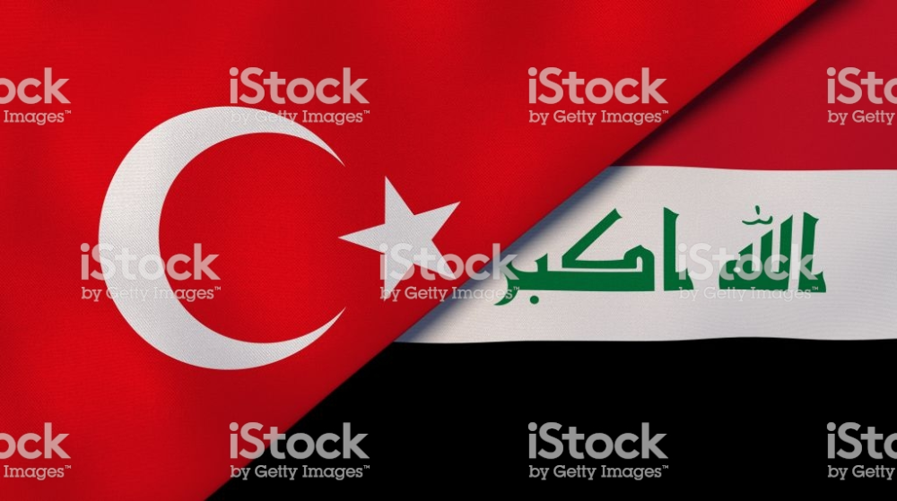 Turkey Iraq National Flags News Age Business Background