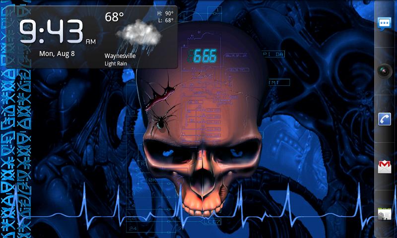 Biomechanical Skull Wallpaper Android Apps Und Tests Androidpit