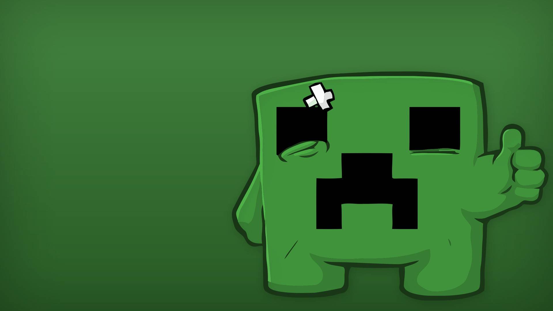 Cute Creeper   Minecraft Wallpaper