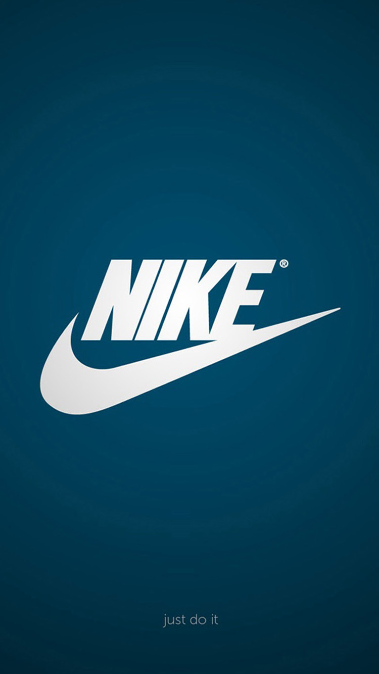 Nike White Logo iPhone Wallpaper