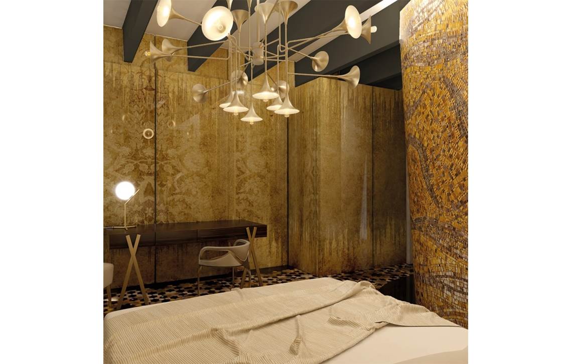 Classic Wallpaper Fortuny Gold By Adriani Rossi