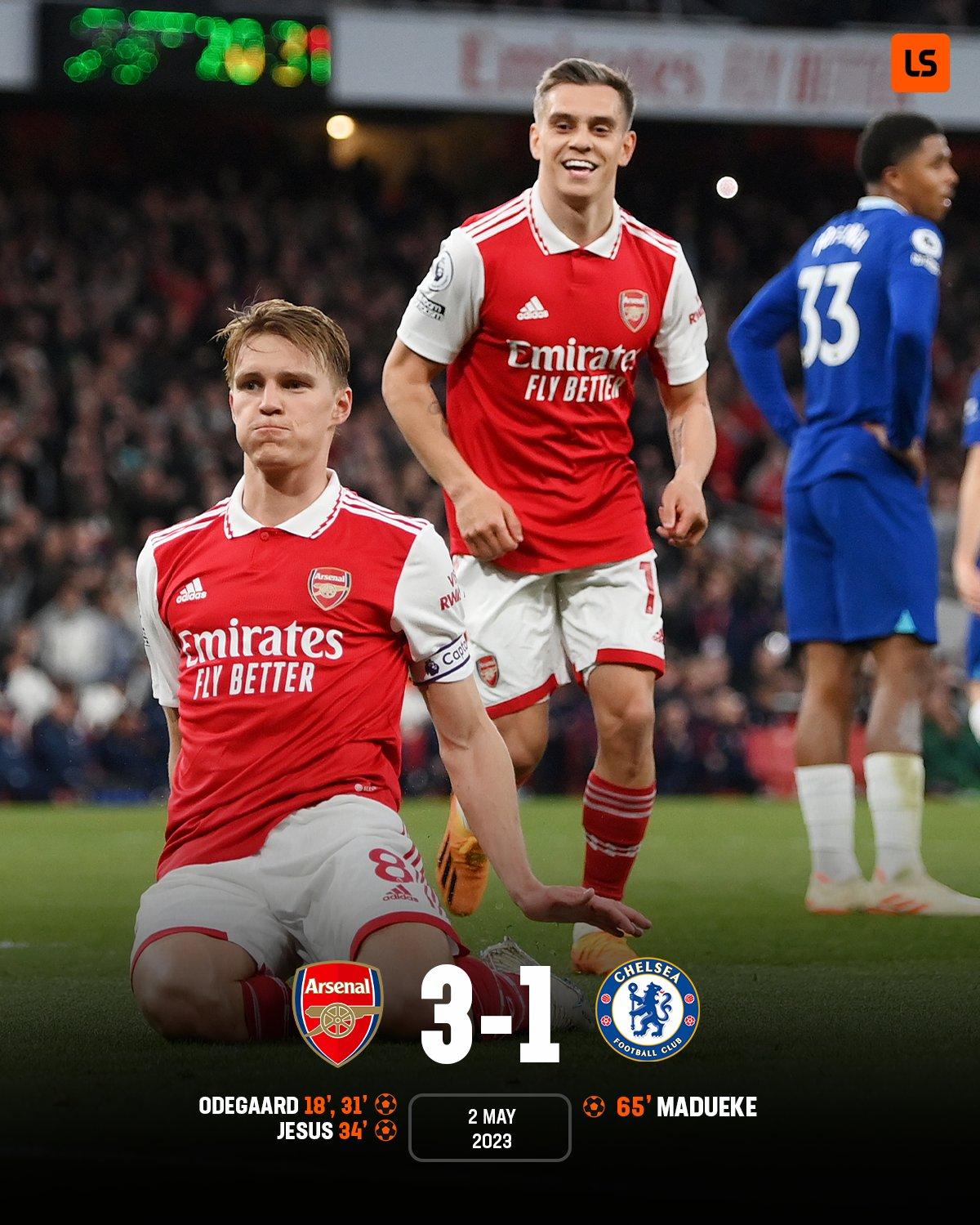 Livescore On X Arsenal Humiliate Chelsea At The Emirates