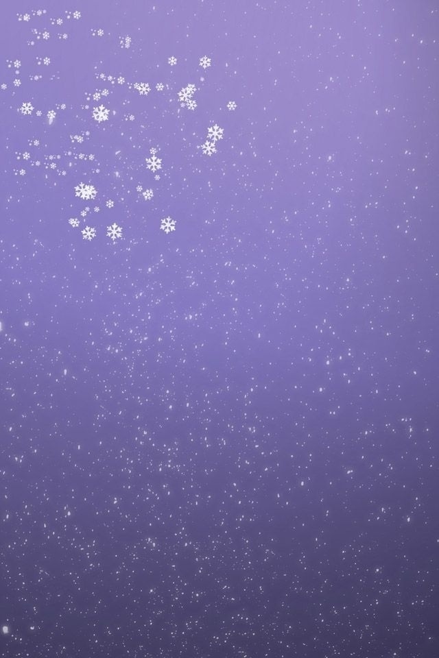HD Snowflake In Purple iPhone 4s Wallpaper Background