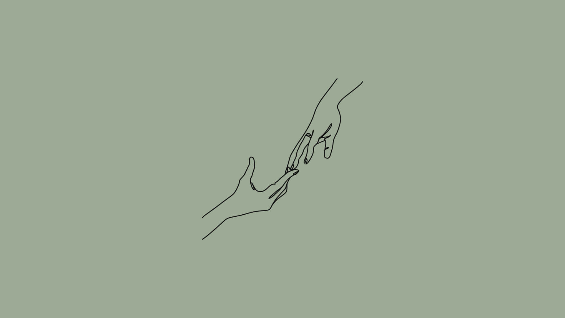 Sage Green Laptop Wallpaper