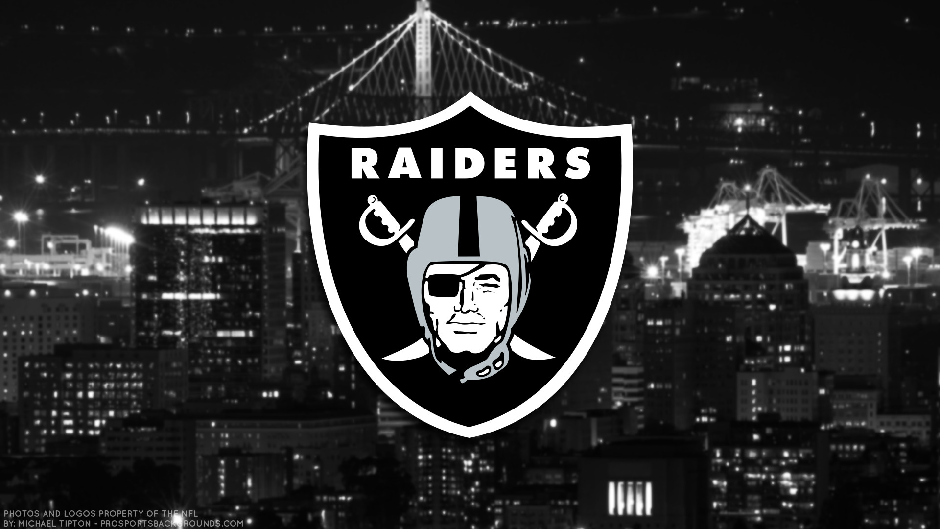 Oakland Raiders Football Logo Wallpaper Pc Desktop