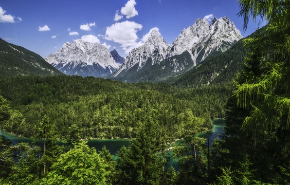 Alps Bavaria Germany The Zugspitze Wallpaper Photos Pictures