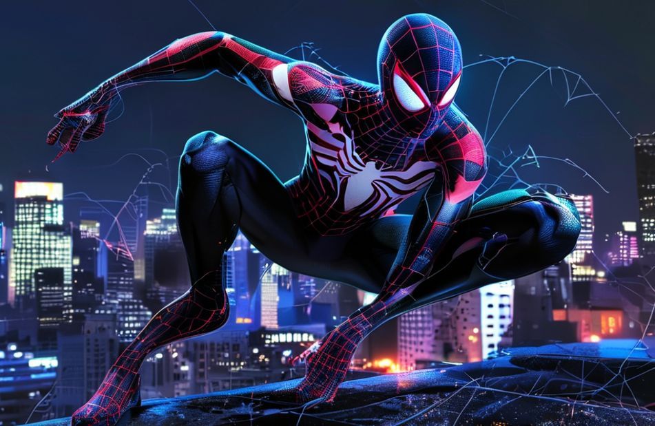 Black Spiderman Wallpaper