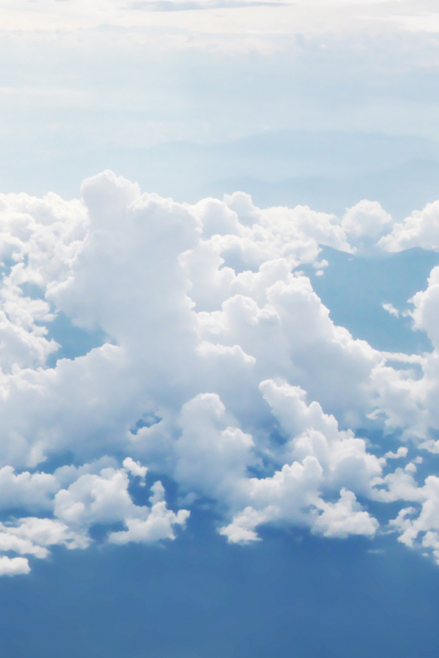 Sky And Clouds Aerial Simply beautiful iPhone wallpapers