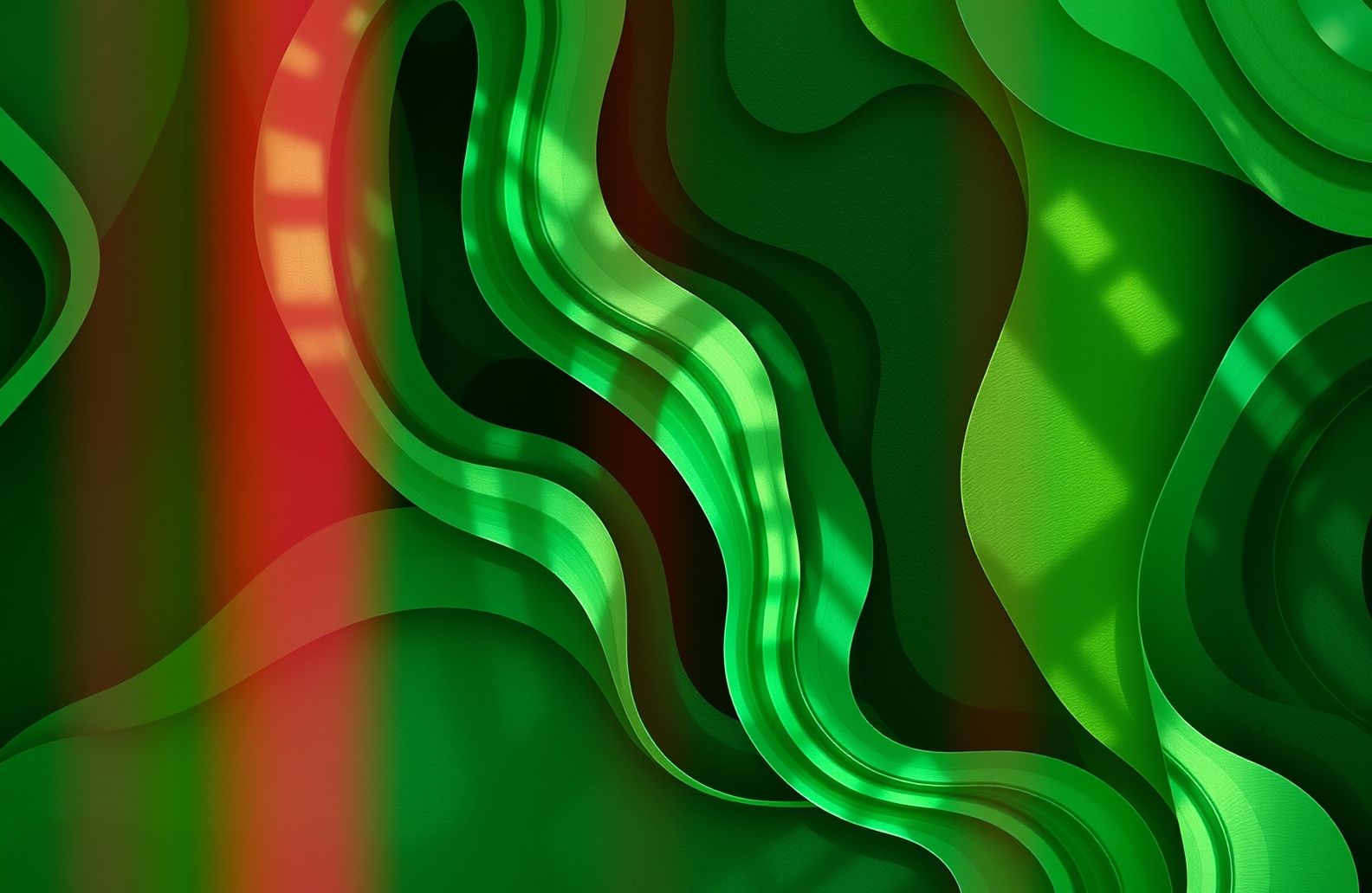 Abstract Green Wallpaper