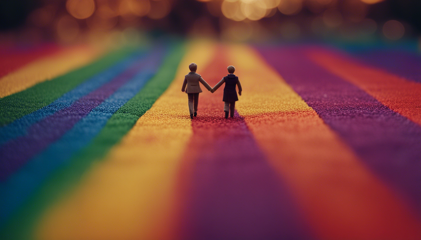 A Stunning Wallpaper Showcasing The Beauty And Diversity Of Lgbtq Community Featuring Vibrant Colors Bold Patterns Powerful Symbols Pride Show World That Love Is Everyone Deserves To Feel Proud Who They Are