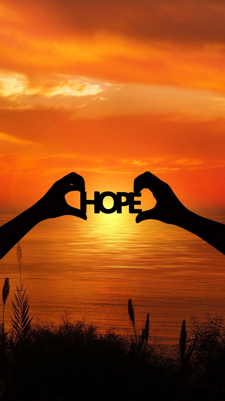 Hope iPhone Wallpaper Top Background