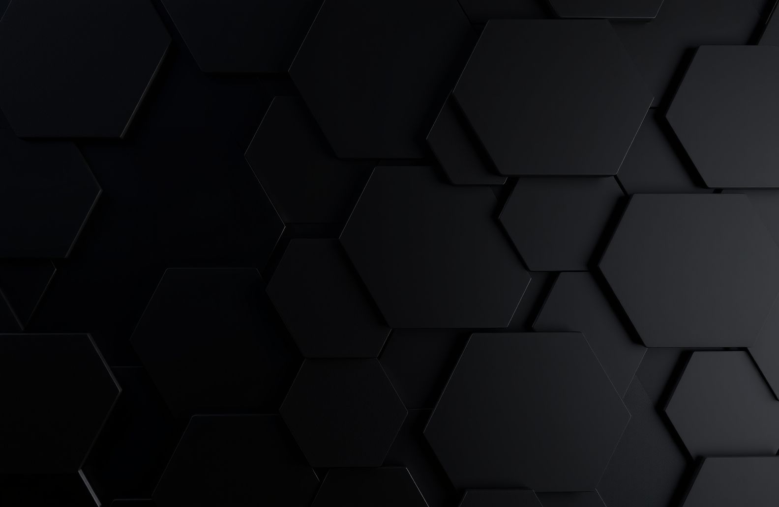 Black Hexagon Wallpaper