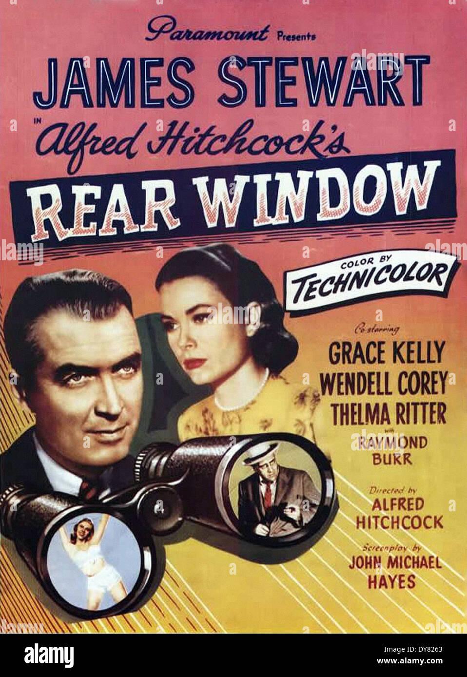 Rear Window Movie Poster Director Alfred Hitchcock