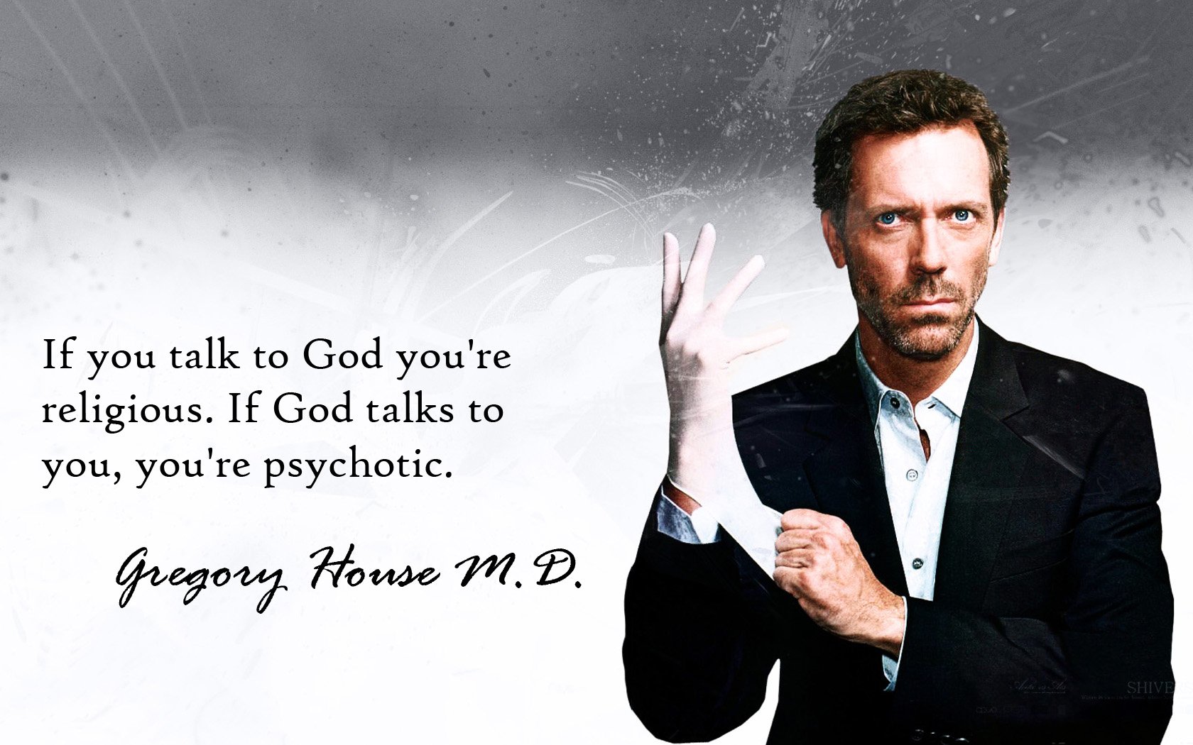 atheism Hugh Laurie Gregory House House M D  wallpaper background
