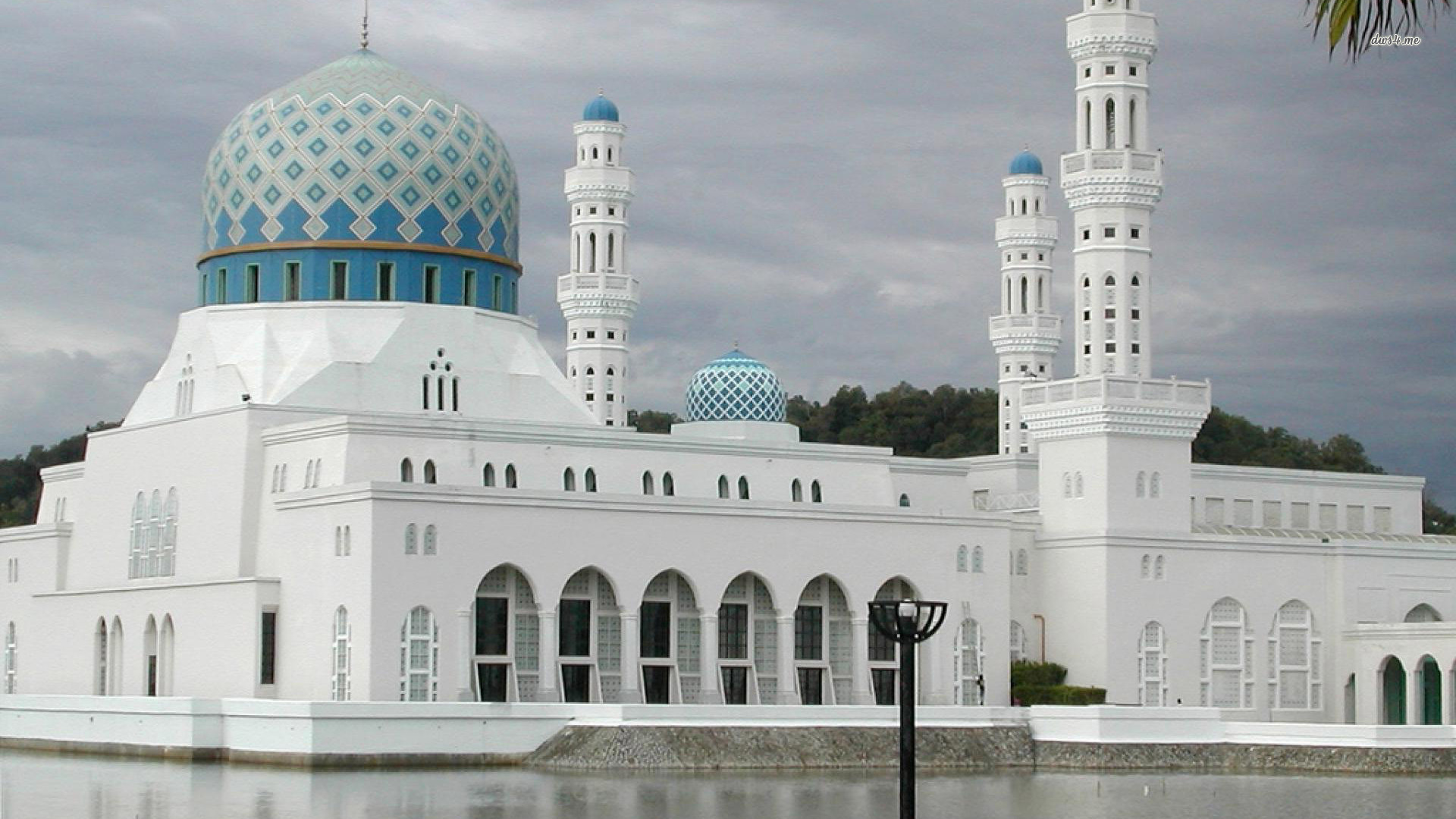 HD Wallpaper Kota Kinabalu Mosque Malaysia