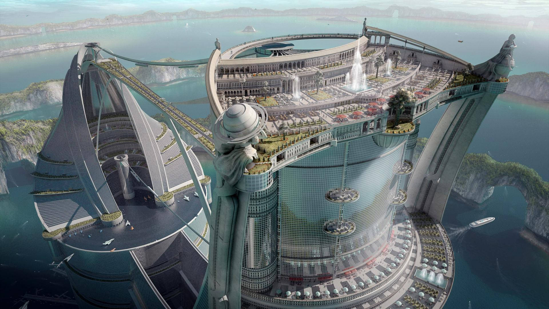Futuristic Desktop Wallpaper