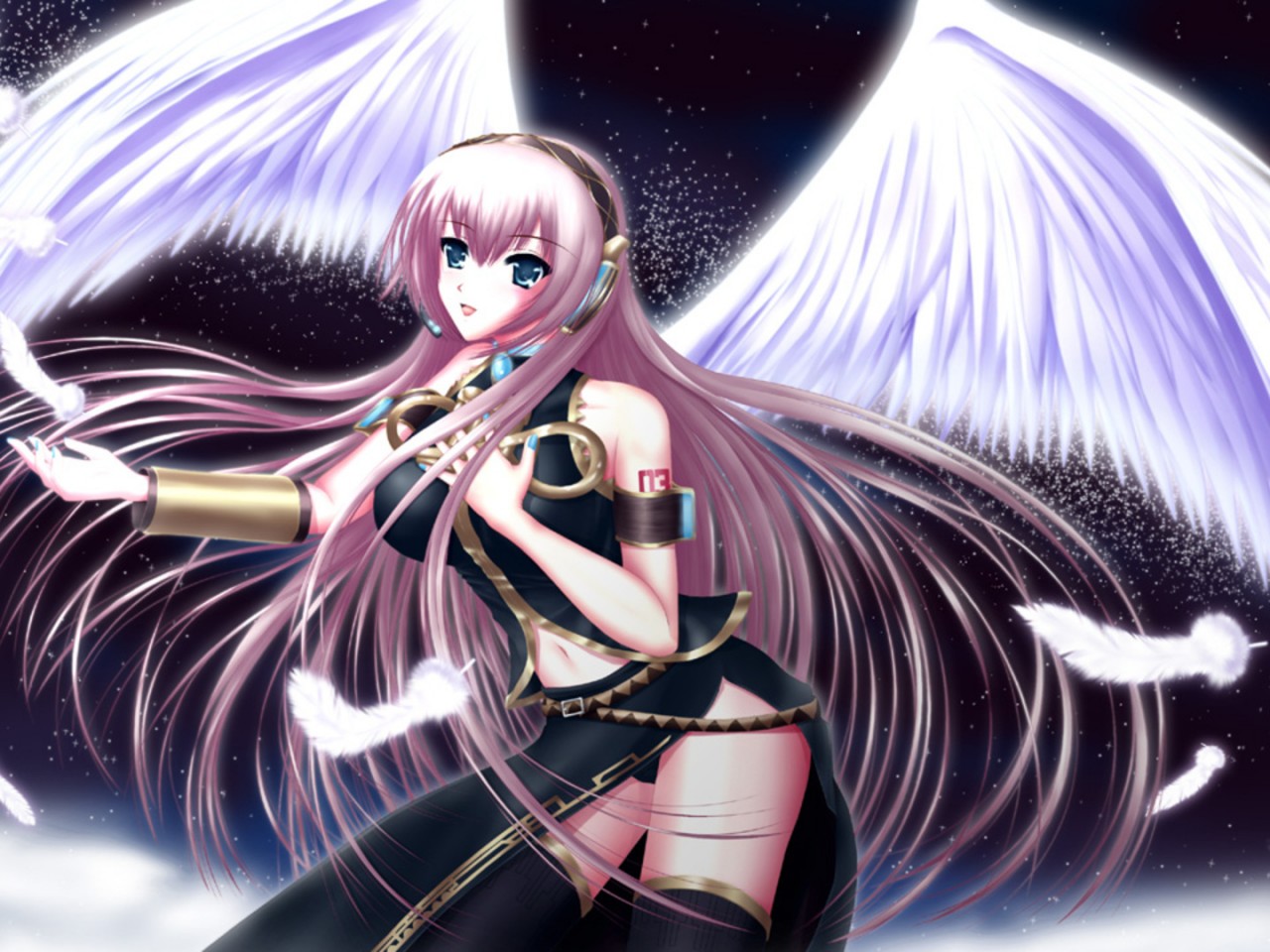 HD Anime Angel Desktop Background Wallpaper