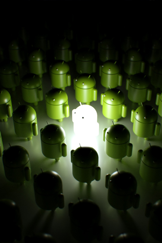 Android Logo 3d Simply Beautiful Iphone Wallpaper