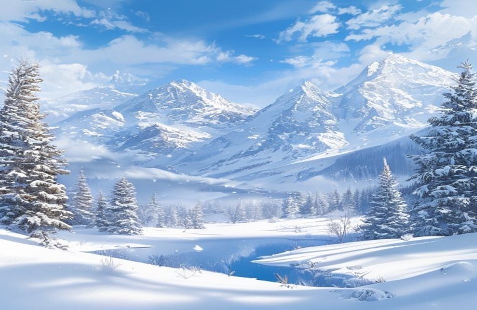 Winter Mountain Wallpaper